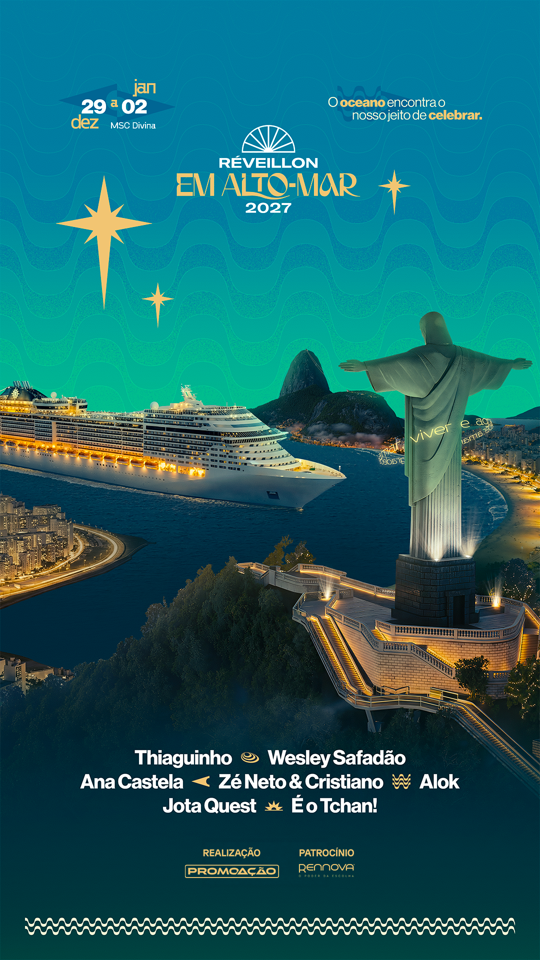 Réveillon em Alto-Mar 2027